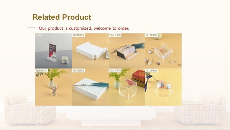 Gold simple cheap acrylic makeup organizer    related product.jpg