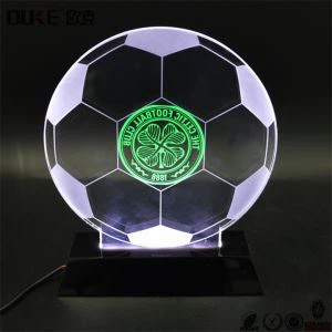 Xitoy Clear 3D Vizual Akril LED Nurli Nurli Akril LED Nur Chiroqni Ko'rsatkichi