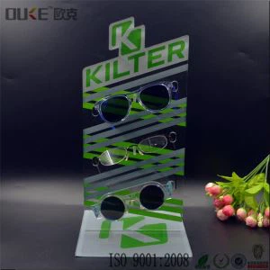 Stol toza ko'zoynaklar Displey Ko'zoynak egasi Akrilik Quyosh ko'zoynaklar uchun stendni tashkil etuvchi