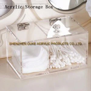 Nozik zamonaviy Plexiglass akril sig'im