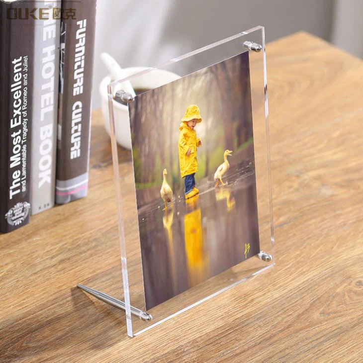 Advertising Nail Simple Acrylic Photo Booth Frames