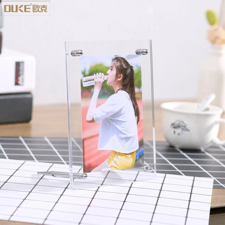Advertising Nail Simple Acrylic Photo Booth Frames