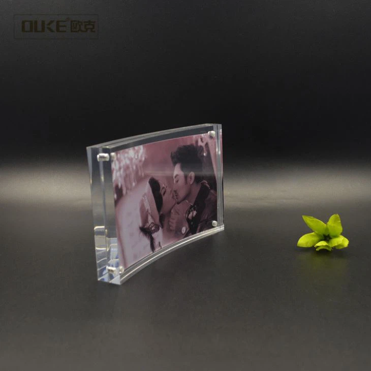 Custom Desktop Bent Acrylic Photo Booth Frames