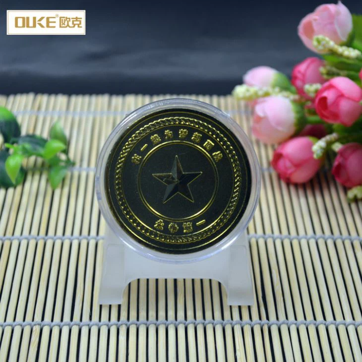Cute Matte Acrylic Coin Medal Display Stand